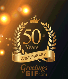 Best Wishes 50th Anniversary Gif 2 Best Wishes 50th Anniversary GIF-10002
