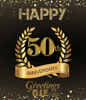 Happy 50th Anniversary GIF-10016 GreetingsGif.com
