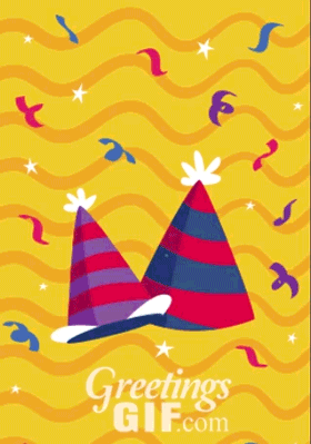 Animated Happy Birthday Wishes Balloons Gif