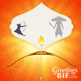 Animated Happy Dussehra Gif