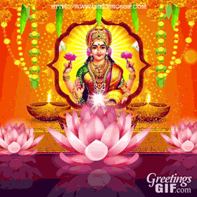 Animated Sending You Diwali Blessings Gif