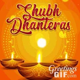 Animated SHubh Dhanteras Gif