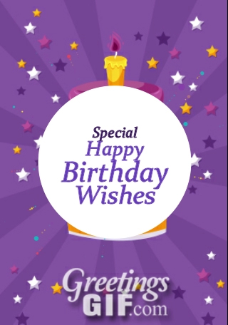 Happy Birthday Gif - 1038 4 Happy Birthday Card