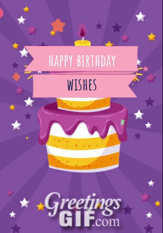 Happy Birthday Gif - 1039 4 Happy Birthday Card