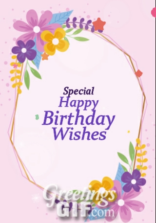 Happy Birthday Gif - 1040 4 Happy Birthday Card