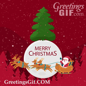 Merry Christmas Gif - 1082 2 Animated Merry Christmas Gif