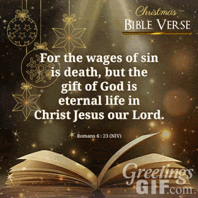 Animated Christmas Bibile Verse Gif