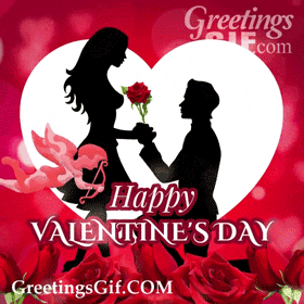 Happy Valentines Day Gif - 1181 2 Animated Happy Valentines Day Cupid Gif
