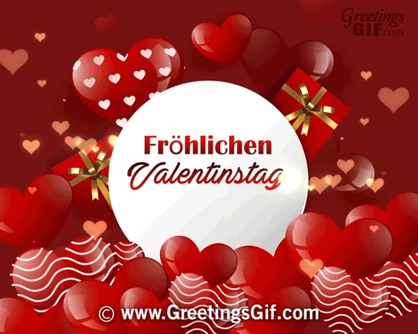 Fröhlichen Valentinstag for Animated Gifs
