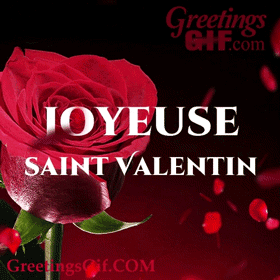 Joyeuse Saint Valentin Gif - Happy Valentines Day in French Gif - 1190 2 Joyeuse Saint Valentin Gif