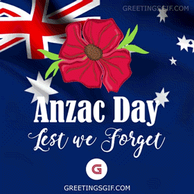 Happy ANZAC Day Gif - 1249 2 Happy ANZAC Day Gif