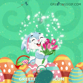 Cute Happy Easter Monday Gif