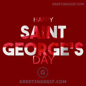 Happy St George's Day Gif