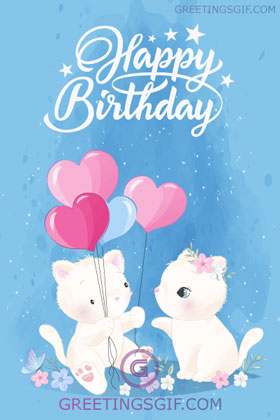 Cute Happy Birthday Gif - 1317 4 Cute Happy Birthday Card