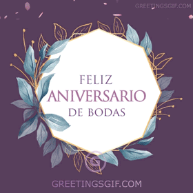 Feliz Aniversario de Bodas Gif