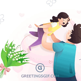 Cute Happy Father's Day Gif - 1288 2 Happy Father's Day Gif