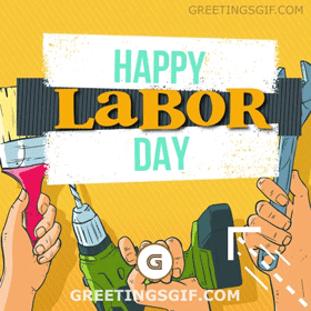 Animated Happy Labor Day Gif