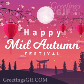 Happy Mid Autumn Festival Gif