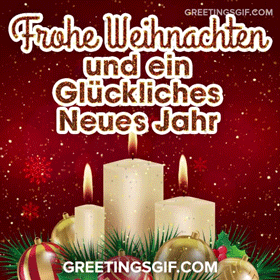 Frohe Weihnachten Gif Merry Christmas in German