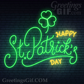 Happy Saint Patrick's Day Gif - 1445 2 Happy Saint Patrick's Day Gif
