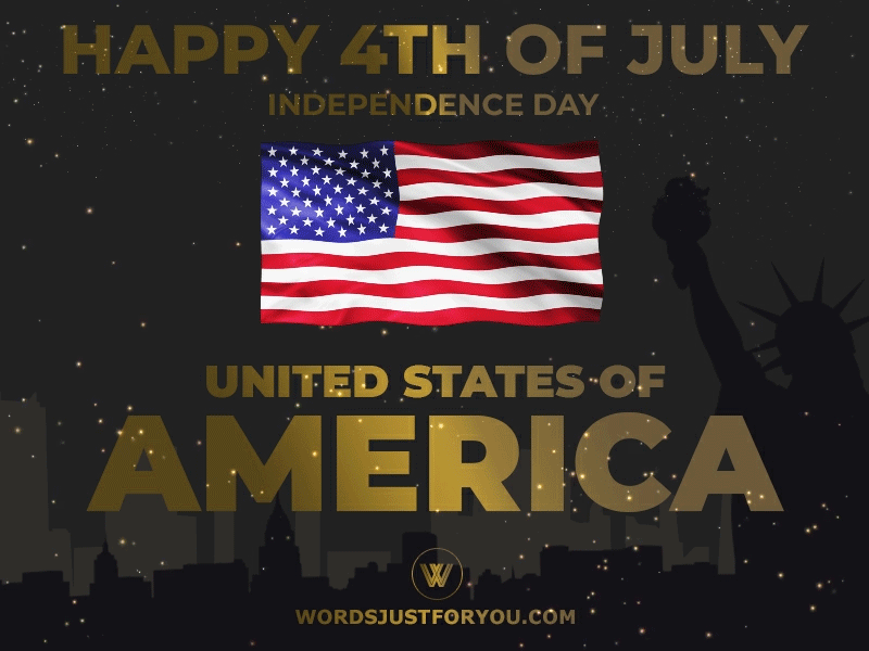 Cute 4th of July Gif - 1468 4 Happy 4th of July Gif USA Independence Day