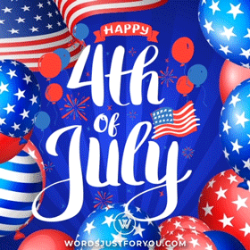 Happy 4th of July Gif - 1465 2 Animated Happy 4th of July Gif with Balloons free download