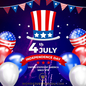 Animated Happy 4th of July Gif - 1466 2 Animated Happy 4th of July Gif 2022 Fireworks Free download image
