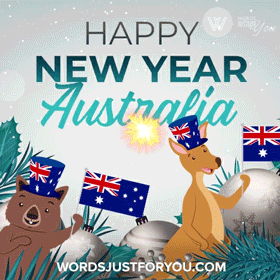 Happy New Year Australia GIFs - 1493 2 Happy New Year Australia GIF