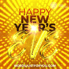 Animated Happy New Years Eve GIF Images - 1484 18 Gold Happy New Year's Eve Gif with Fireworks Animation
