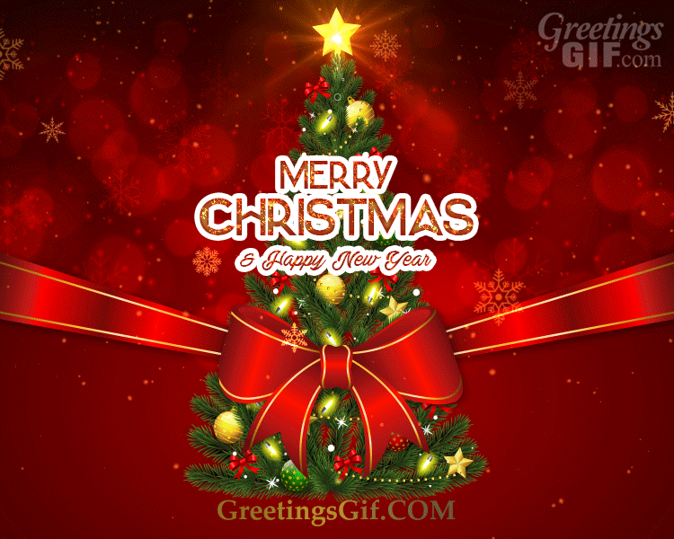 50+ Merry Christmas and Happy New Year Gifs 1473