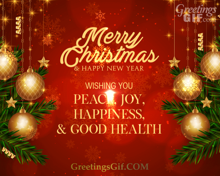 50+ Merry Christmas and Happy New Year Gifs - 1473 38 Merry Christmas Gif with Christmas Decorations