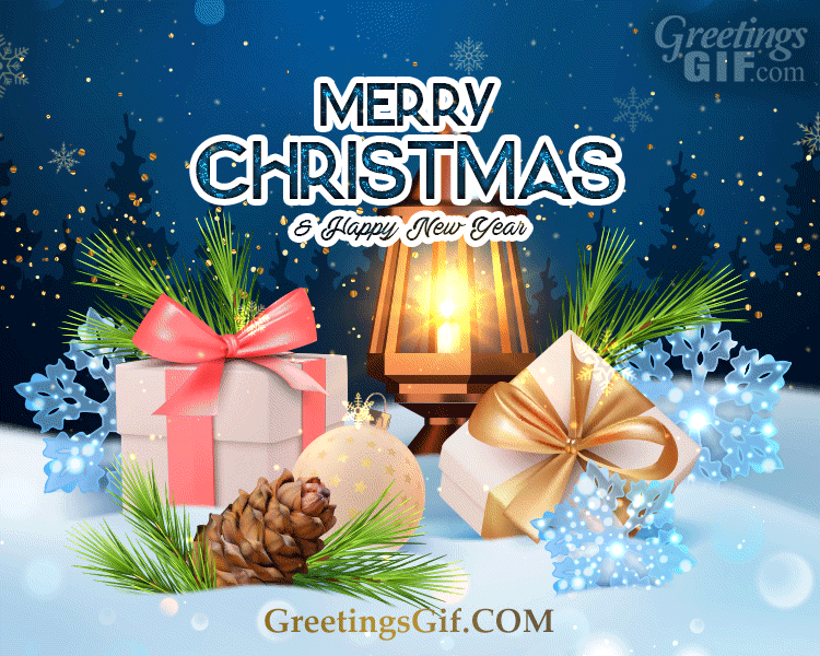 50+ Merry Christmas and Happy New Year Gifs - 1473 8 Merry Christmas Gif with Christmas Decorations