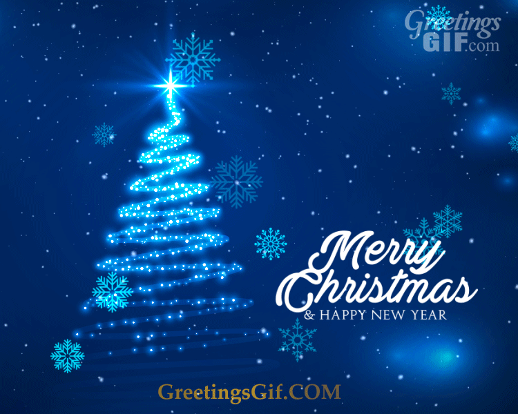 50+ Merry Christmas and Happy New Year Gifs 1473