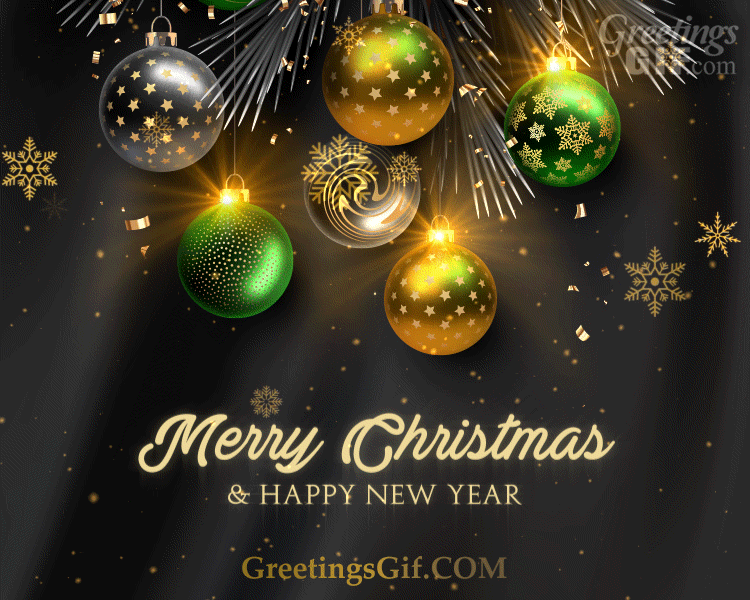 50+ Merry Christmas and Happy New Year Gifs - 1473 12 Merry Christmas Gif with Christmas Decorations