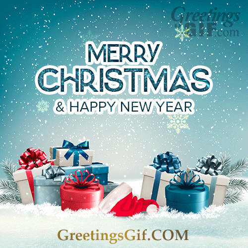 50+ Merry Christmas and Happy New Year Gifs - 1473 72 Animated Merry Christmas Gif with Christmas Gifs and Falling Snow