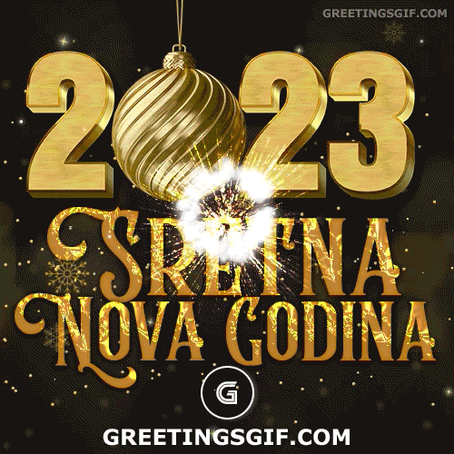Sretna Nova Godina GIF - 1505 2 Sretna Nova Godina Gif 2022 Croatian Happy New Year