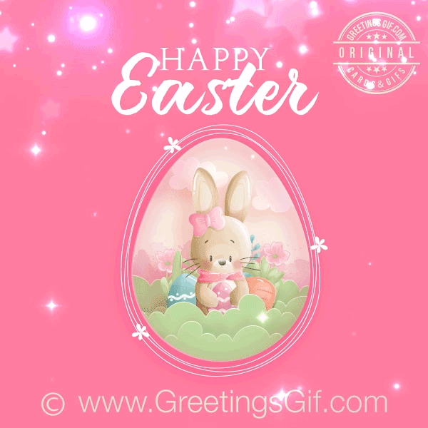 Beautiful Happy Easter Gif Greetings 22 Animated Cute Happy Easter Bunny Gif