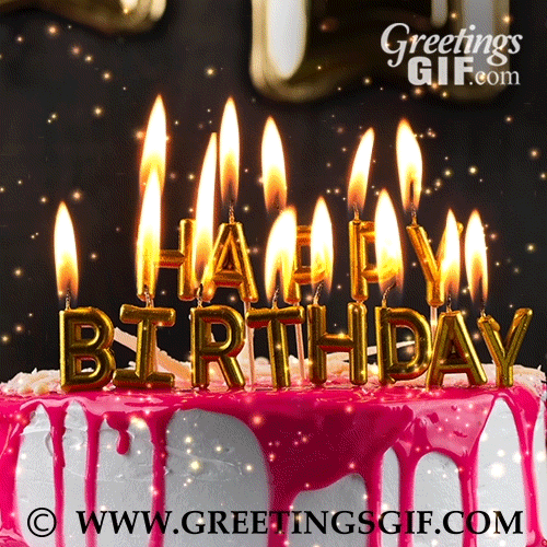 Happy Birthday Gif with Candles 2 Happy Birthday GIF with Cake and Candles eCard download