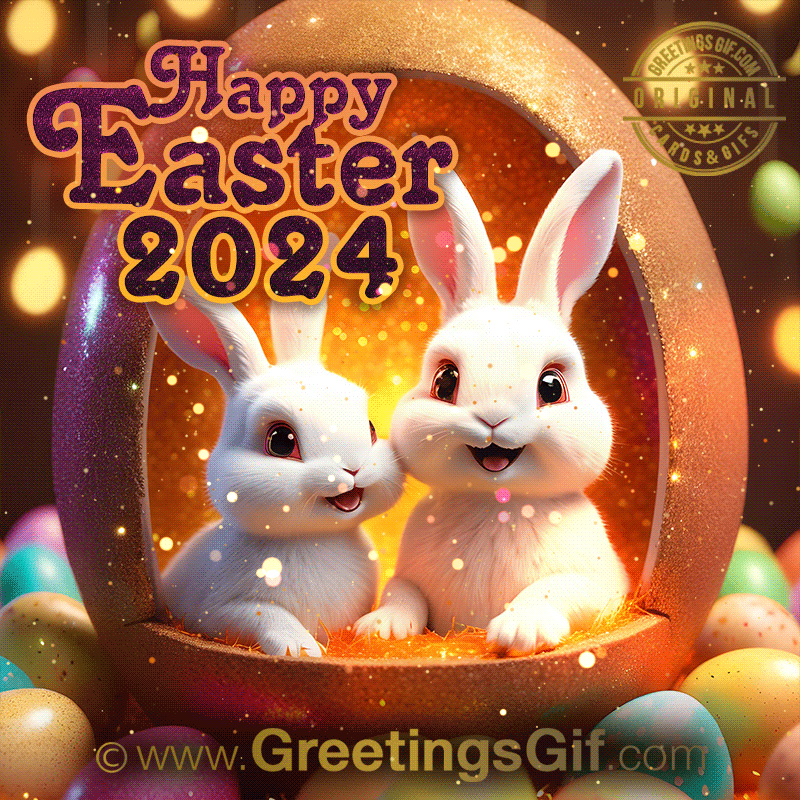 Happy Easter GIFs, March 31, 2024 for Animated Gifs