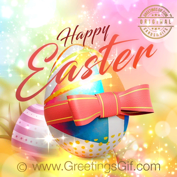Beautiful Happy Easter Gif Greetings 24 Happy Easter GIF with Easter Egg