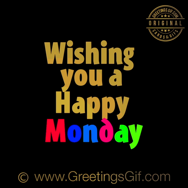 Animated Happy Monday Gif 8 Amazing Colorful Happy Monday Gif