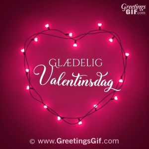Glædelig Valentinsdag Gif - Happy Valentine's Day in Danish Gif