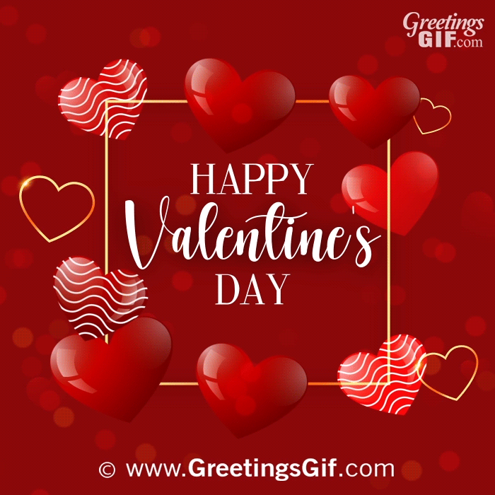 Buon San Valentino 4 Happy Valentine's Day Hearts GIF