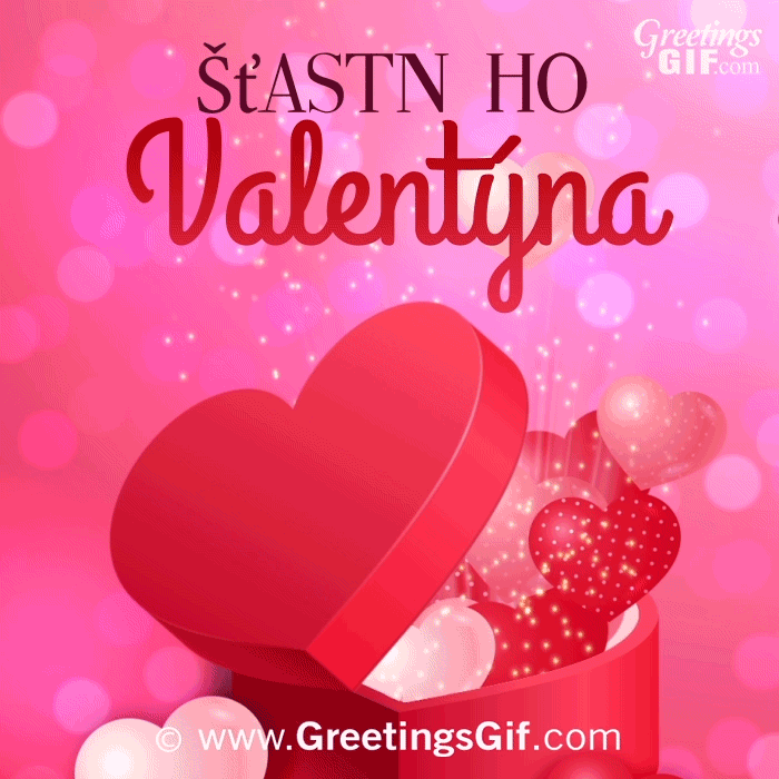 Šťastného Valentýna 2 Šťastného Valentýna Gif - Happy Valentine's Day Gif in Czech