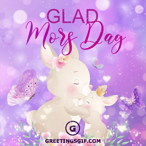Glad Mors Dag 2 Glad Mors Dag Gif - Happy Mothers Day in Swedish Card