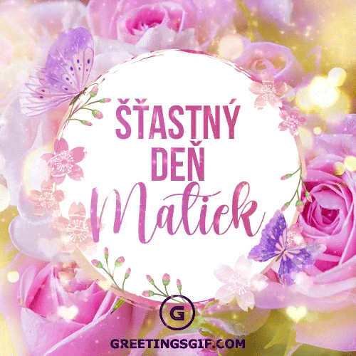 Šťastný deň Matiek 2 Šťastný deň Matiek Gif - Happy Mothers Day in Slovak