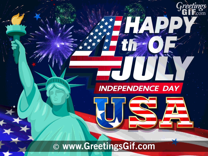 Animated Happy 4th of July GIF Card for Animated Gifs Animated Happy 4th of July GIF Card for Animated Gifs