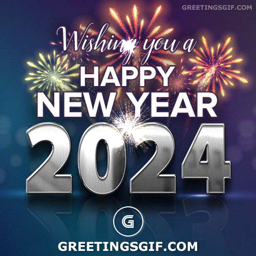 Animated Happy New Year 2025 Gif 1435 for Animated